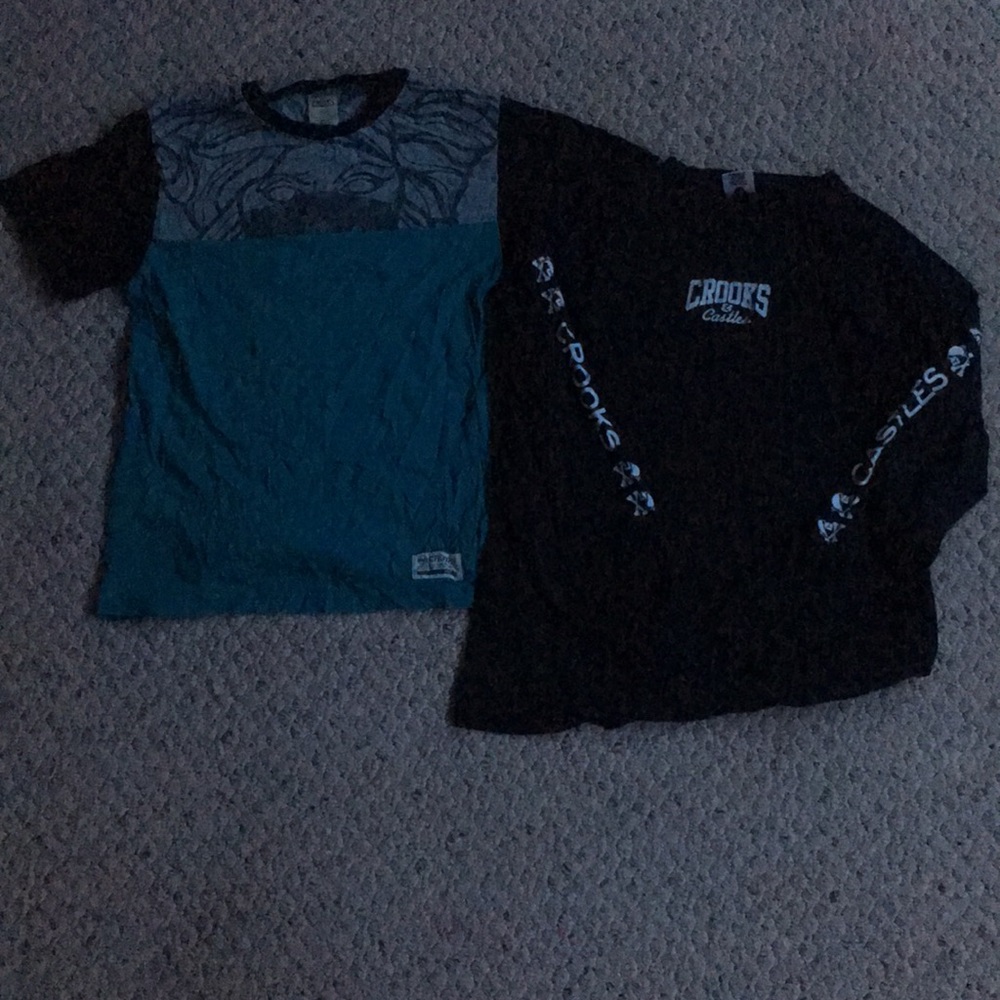 2 Crooks & Castles shirts